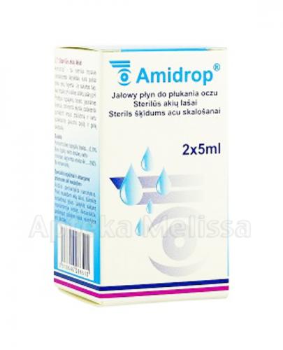 AMIDROP Płyn do przemywania oczu - 2 x 5 ml - Apteka internetowa Melissa