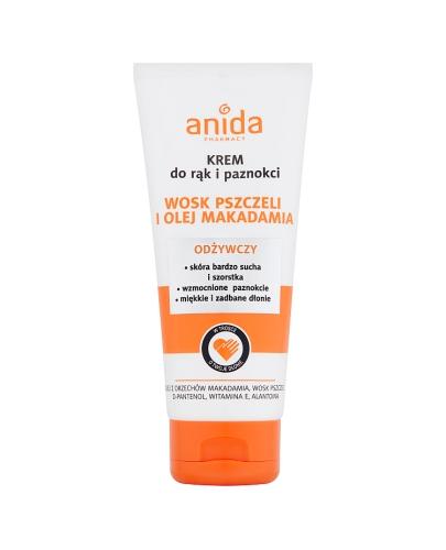 ANIDA WOSK PSZCZELI I OLEJ MAKADAMIA Krem do rąk i paznokci,100 ml, cena, opinie, właściwości - Apteka internetowa Melissa
