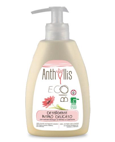  ANTHYLLIS ECO BIO Delikatny płyn do higieny intymnej z ekstraktem z borówki i nagietka - 300 ml - Apteka internetowa Melissa  