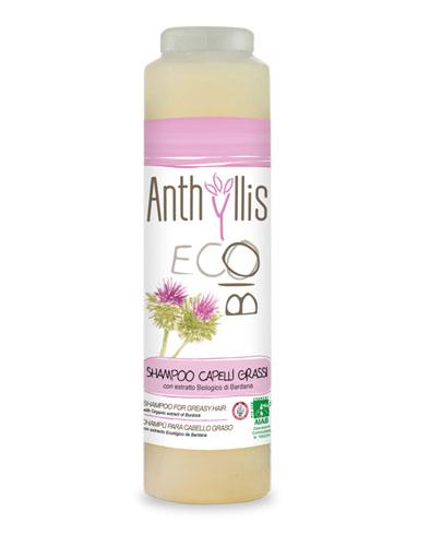  ANTHYLLIS ECO BIO Szampon do mycia włosów tłustych, przetłuszczających się i z  łupieżem, 250 ml - Apteka internetowa Melissa  