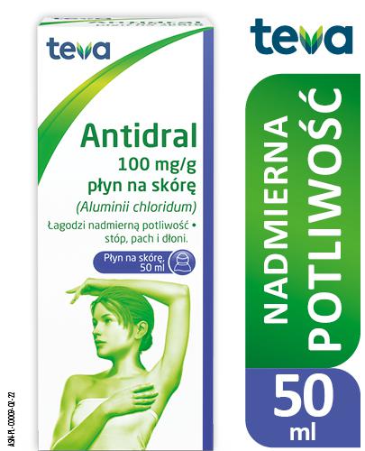 ANTIDRAL, na nadmierną potliwość, 50 ml - Apteka internetowa Melissa