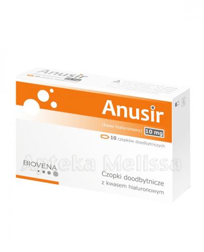 ANUSIR Czopki doodbytnicze - 10 szt. - Drogeria Melissa