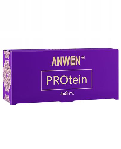  Anwen Protein Intensywna kuracja proteinowa do włosów w wygodnych ampułkach - 4 x 8 ml - Apteka internetowa Melissa  