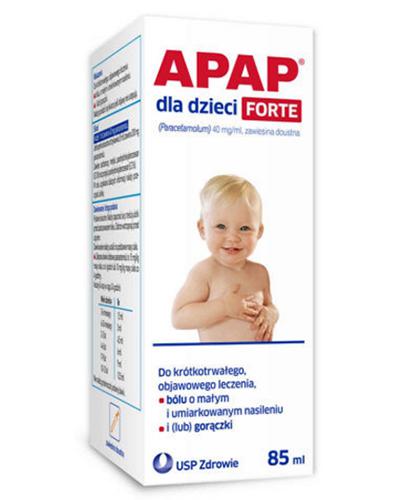  APAP DLA DZIECI FORTE 40mg/ml, 85 ml - Apteka internetowa Melissa  