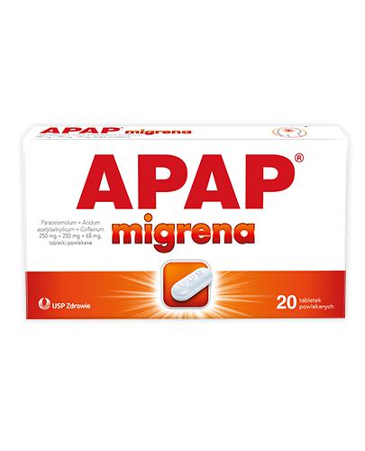  Apap Migrena, 20 tabletek - Apteka internetowa Melissa  