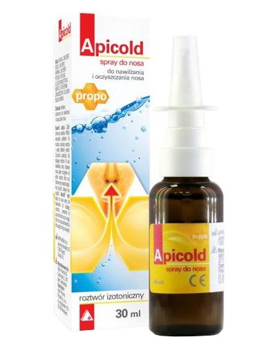  APICOLD PROPO Spray do nosa - 30 ml Udrażnia nos - cena, opinie, właściwości - Apteka internetowa Melissa  