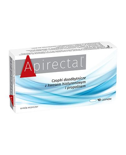 Apirectal Czopki doodbytnicze, 10 sztuk - Drogeria Melissa