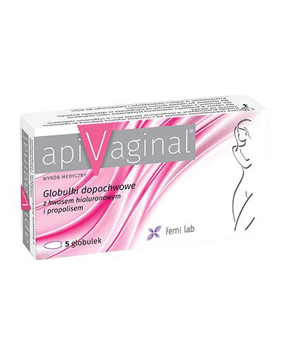 ApiVaginal Globulki dopochwowe, 5 sztuk