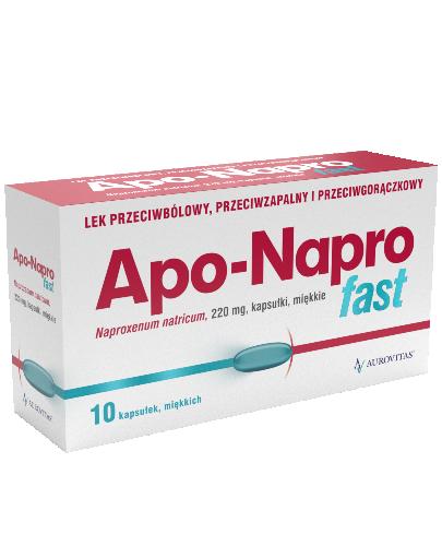 Apo-Napro Fast 220mg, 10 kaps. soft, 10 kaps., cena, opinie, wskazania - Apteka internetowa Melissa