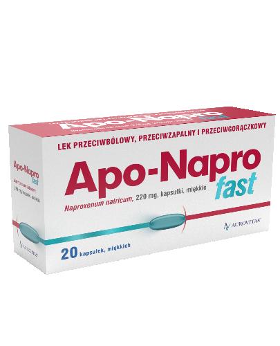  Apo-Napro Fast  220 mg, 20 kaps. soft, cena, opinie, wskazania - Apteka internetowa Melissa  