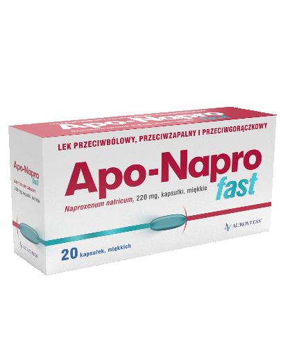 Apo-Napro Fast 220 mg, 20 kaps. soft, cena, opinie, wskazania - Apteka internetowa Melissa