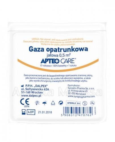 APTEO CARE Gaza opatrunkowa jałowa 0,5 m2 - 1 szt. - Apteka internetowa Melissa