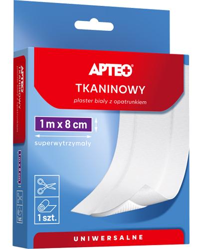 APTEO CARE Plaster tkaninowy z opatrunkiem 1 m x 8 cm - 1 szt.