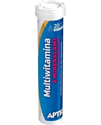 APTEO Multiwitamina z minerałami o smaku pomarańczowym - 20 tabl. mus.