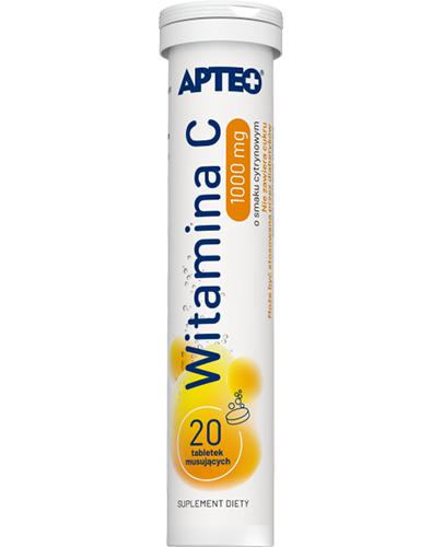 APTEO Witamina C 1000 mg - 20 tabl. mus. - cena, opinie, składniki - Apteka internetowa Melissa