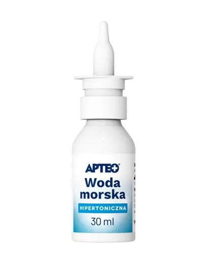  Apteo Woda morska hipertoniczna Spray do nosa, 30 ml, cena, opinie, właściwości  - Apteka internetowa Melissa  