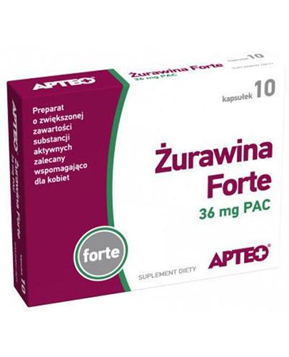 APTEO Żurawina Forte - 10 kaps.