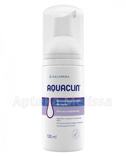 AQUACLIN Pianka oczyszczająca do mycia twarzy dla cery trądzikowej - 130 ml - Apteka internetowa Melissa