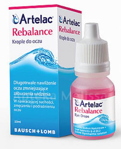 ARTELAC REBALANCE Krople do oczu - 10 ml - Apteka internetowa Melissa