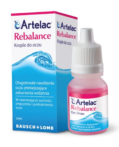 ARTELAC REBALANCE Preparat nawilżający oczy oraz soczewki kontaktowe,10 ml
