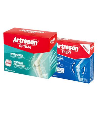 ARTRESAN OPTIMA - 90 kaps.+ ARTRESAN EFEKT - 30 kaps. - Apteka internetowa Melissa