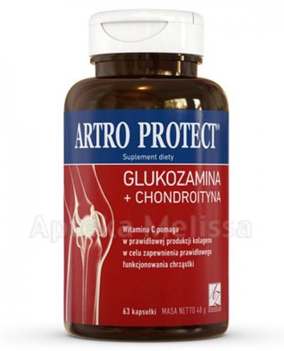  A-Z ARTRO PROTECT Glukozamina+ Chondroityna - 63 kaps. Kompleksowa ochrona i 'odżywianie' stawów - Apteka internetowa Melissa  