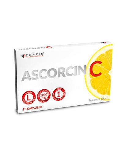  Ascorcin C 1000 mg - 15 kaps. - cena, opinie, wskazania - Apteka internetowa Melissa  