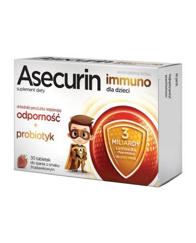  Asecurin immuno dla dzieci, 30 tabletek - Apteka internetowa Melissa  