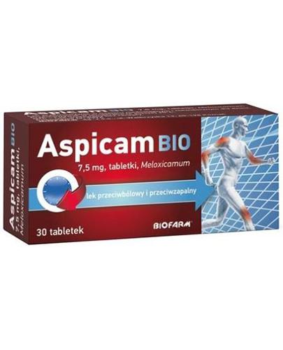  Aspicam Bio 7,5 mg - 30 tabl. - cena, opinie, wskazania - Apteka internetowa Melissa  