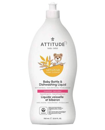  Attitude Baby Sensitive Home Cleaning Płyn do mycia naczyń dla niemowląt, 700 ml, cena, wskazania, właściwości - Apteka internetowa Melissa  