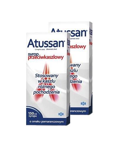  ATUSSAN Syrop przeciwkaszlowy - 2 x 150 ml - Apteka internetowa Melissa  
