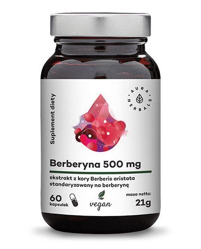 Aura Herbals Berberyna 500 mg - 60 kaps. - cena, opinie, właściwości - Apteka internetowa Melissa