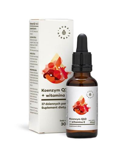 AURA HERBALS Koenzym Q10 + witamina E - 30 ml - cena, dawkowanie