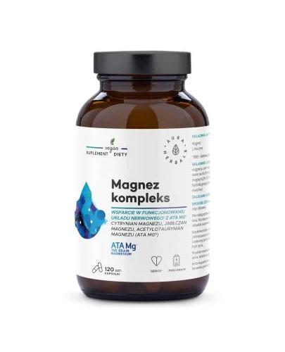 Aura Herbals Magnez kompleks ATA Mg®, 120 kapsułek - Apteka internetowa Melissa  