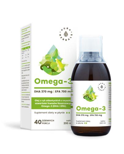 AURA HERBALS Omega-3 - 200 ml - cena, dawkowanie, opinie