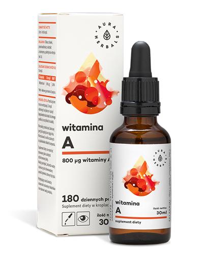 AURA HERBALS Witamina A, 30 ml, cena, opinie, właściwości