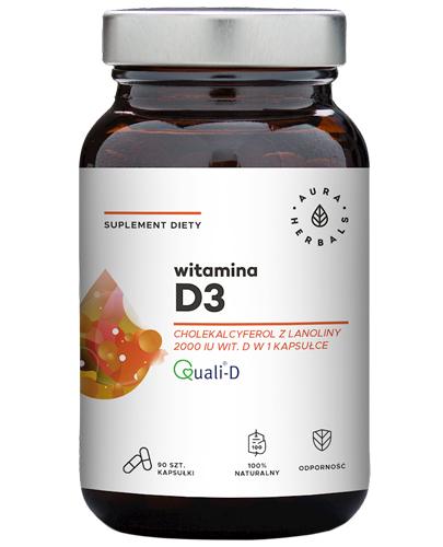 Aura Herbals Witamina D3 - 90 kaps. - cena, opinie, dawkowanie - Apteka internetowa Melissa