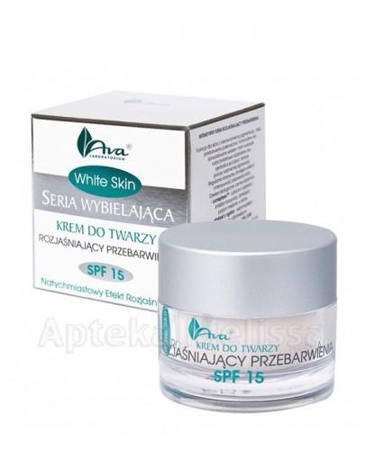 AVA WHITE SKIN Krem rozjaśniający przebarwienia na dzień spf15 - 50 ml - Apteka internetowa Melissa