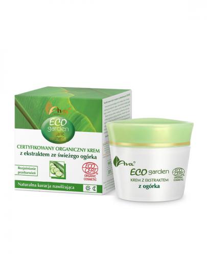  AVA ECO GARDEN Certyfikowany organiczny krem z ekstraktem ze świeżego ogórka - 50 ml - Apteka internetowa Melissa  
