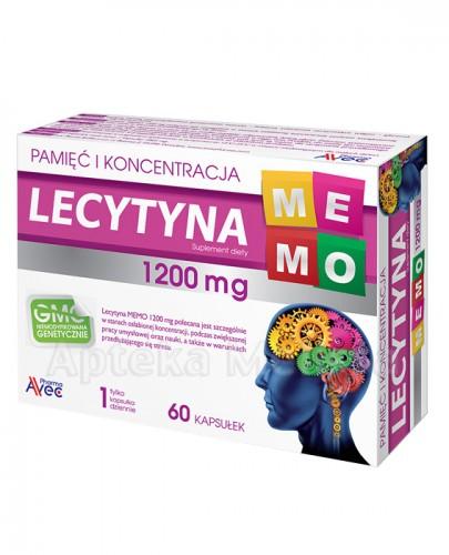  AVEC PHARMA Lecytyna memo 1200 mg - 60 kaps. - cena, opinie, właściwości  - Apteka internetowa Melissa  