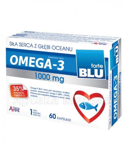  AVEC PHARMA Omega 3 blu forte 1000 mg - 60 kaps. - cena, opinie, wskazania  - Apteka internetowa Melissa  
