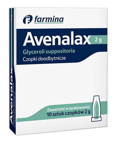Avenalax, czopki doodbytnicze 2 g, 10 sztuk