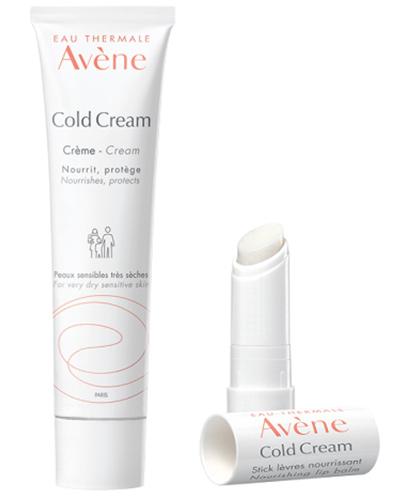  Avene Cold Cream Krem - 100 ml + Odżywcza pomadka do ust - 4 g - cena, opinie, stosowanie - Apteka internetowa Melissa  