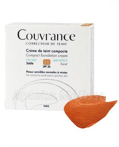 AVENE COUVRANCE MAT EFFECT Kremowy podkład w kompakcie 03 piaskowy - 10 g - Apteka internetowa Melissa