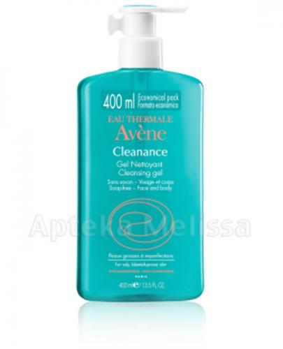 AVENE CLEANANCE Żel oczyszczający do skóry tłustej z niedokonałościami - 400 ml - Apteka internetowa Melissa