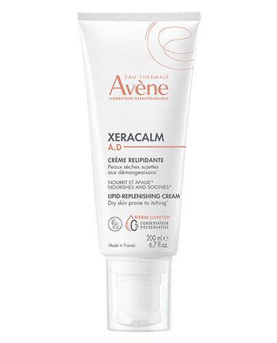  AVENE XERACALM A.D Krem uzupełniający lipidy do twarzy i ciała, skóra sucha, atopowa i swędząca, 200 ml - Apteka internetowa Melissa  