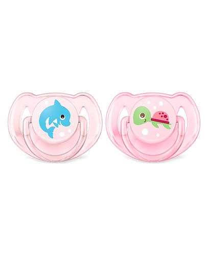 AVENT CLASSIC Smoczki ortodontyczne dla dziewczynki 6-18m 169/38 - 2 szt. - Apteka internetowa Melissa
