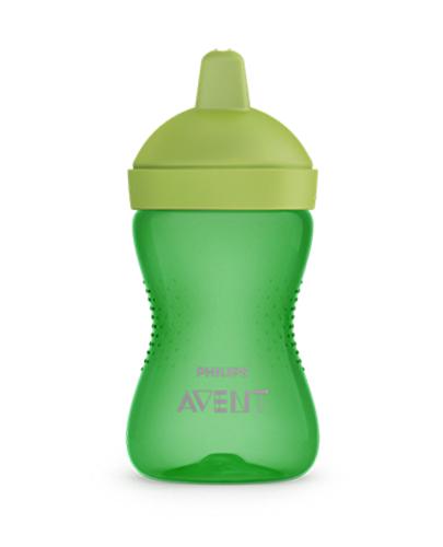 AVENT Kubek niekapek z twardym ustnikiem 18m+, kolor zielony 804/03, 300 ml