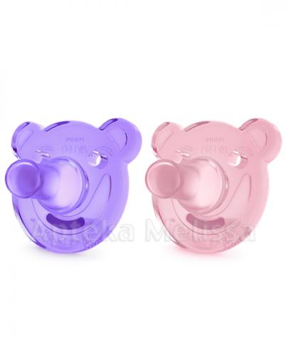 AVENT Smoczek Soothie Shapes 194/05 3m+ GIRL - 2 szt. - Apteka internetowa Melissa