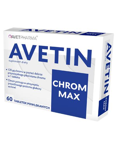  Avetin Chrom Max - 60 tabl. - cena, opinie, właściwości - Apteka internetowa Melissa  